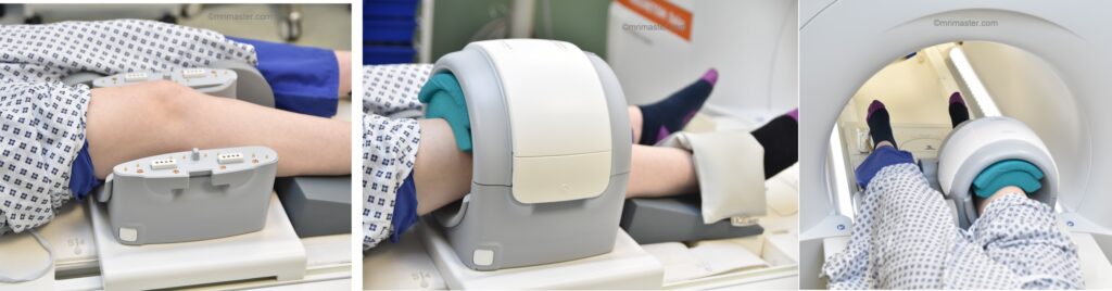 mri positioning of knee