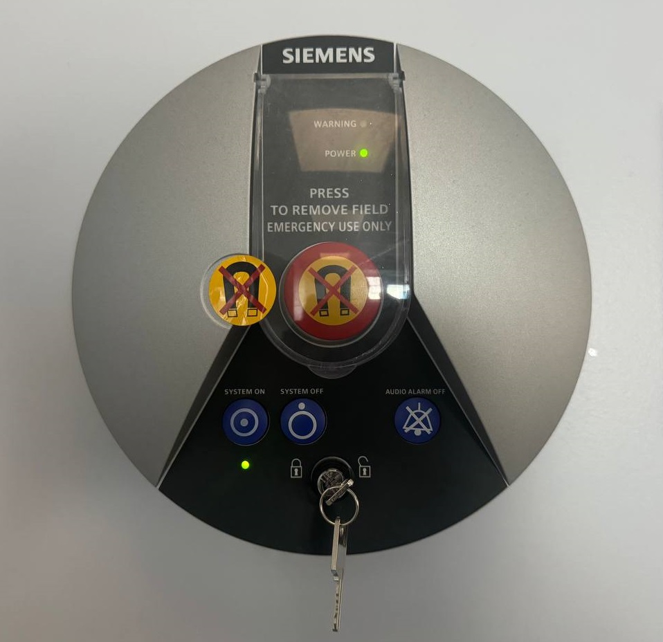 MRI quench button photo