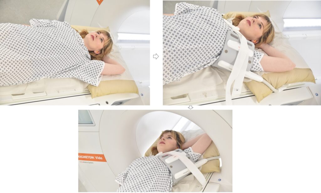 ABER (ABduction and External Rotation) MRI view positioning
